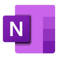 Microsoft OneNote icon.